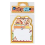 Kapibara öntapadós jegyzettömb, 70x90mm, 30 lapos, többféle mintával