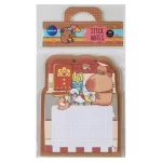 Kapibara öntapadós jegyzettömb, 70x90mm, 30 lapos, többféle mintával