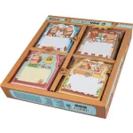 Kapibara öntapadós jegyzettömb, 70x90mm, 30 lapos, többféle mintával