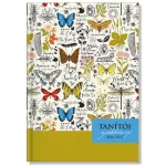 Tanítói tervező, zsebkönyv, A/5, heti, 2026-2027, szivacsos borító, 196 oldal, PD Butterflies