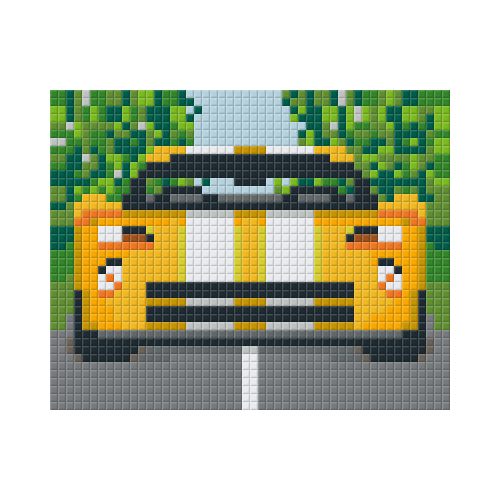 Pixel szett 1 normál alaplappal, színekkel, autó