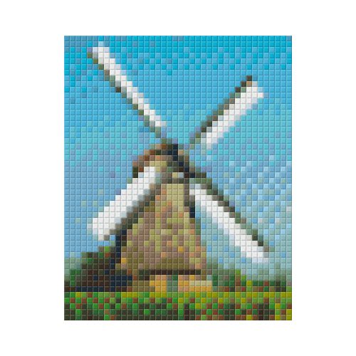 Pixel szett 1 normál alaplappal, színekkel, malom