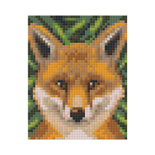 Pixel szett 1 normál alaplappal, színekkel, róka
