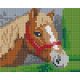 Pixel szett 1 normál alaplappal, színekkel, ló, 801360