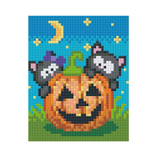 Pixel szett 1 normál alaplappal, színekkel, halloween