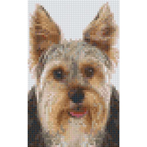 Pixel szett 2 normál alaplappal, színekkel, kutya