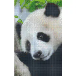 Pixel szett 2 normál alaplappal, színekkel, panda