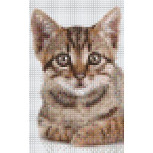 Pixel szett 2 normál alaplappal, színekkel, cica