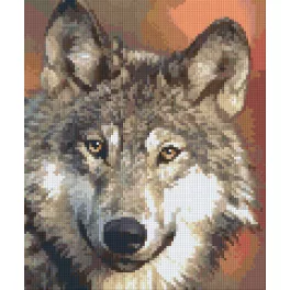 Pixel szett 6 normál alaplappal, színekkel, farkas