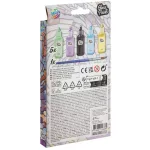 Üvegfóliafesték készlet ecsettel, 5x20ml, Moxy