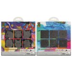 Képkarcoló szett, 20x20cm, 6 db/csomag, 1 karcoló pálca, 2 féle téma (állatok, mandala)