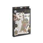 Fa állatos kirakó, puzzle, 130-140 db-os (30x22cm), 6 féle változat