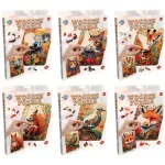 Fa állatos kirakó, puzzle, 130 db-os (30x22cm), 6 féle változat