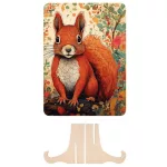 Fa állatos kirakó, puzzle, 130 db-os (30x22cm), 6 féle változat