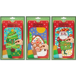   Karácsonyi mozaikkép készítő szett, A/5, 3 féle (800075)