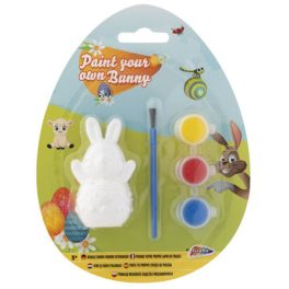   Húsvéti kreatív szett, színezhető, dekorálható nyuszi festékkel