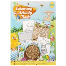 Húsvéti színező és foglalkoztató füzet, A/4, 64 lapos