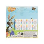 Húsvéti vízzel festős színező füzet, 20x20cm, 8 lap, ecsettel