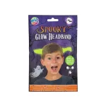 Halloween világító hajráf, kétféle (ördögszarv vagy kés)