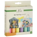 Textilfesték 6x12ml, kétféle változat