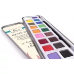 Aquarell vízfesték, 18 szín, 1 db ecset