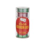 Szalagok, karácsonyi, 6 db/csomag, 6x1,5m, 2 féle készlet