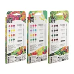 Színes ceruzakészlet 12 db-os, 3 féle változat (intenzív, pasztell és natúr színek)