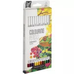 Színes ceruzakészlet 12 db-os, 3 féle változat (intenzív, pasztell és natúr színek)