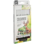 Színes ceruzakészlet 12 db-os, 3 féle változat (intenzív, pasztell és natúr színek)