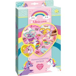 Gyémántfestés szett, Unikornis füzér 4 mintával