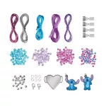 Stitch karkötőkészítő készlet charmokkal