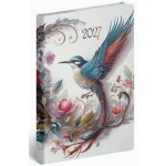 Realsystem határidőnapló, B/6, heti tervező, 2027, Fiestina Light kolibri