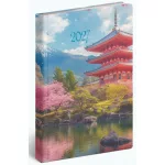 Realsystem határidőnapló, B/6, heti tervező, 2027, Fiestina Light pagoda