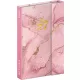 Realsystem mágnessel záródó agenda, határidőnapló, heti tervező, 11x16cm, 2027, Pink Marble
