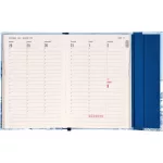 Realsystem mágnessel záródó agenda, határidőnapló, heti tervező, 11x16cm, 2027, Villa