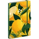 Realsystem design agenda, határidőnapló, 13x21cm, heti tervező, 2027, Lemons