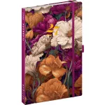 Realsystem design agenda, határidőnapló, 13x21cm, heti tervező, 2027, Vintage Flowers
