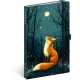 Realsystem Notique design keményfedeles notesz, napló 13x21cm, vonalas, Fox