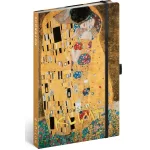 Realsystem Notique design keményfedeles notesz, napló 13x21cm, vonalas, Gustav Klimt