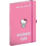 Realsystem Notique design keményfedeles notesz, napló 13x21cm, vonalas, Hello Kitty