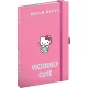 Realsystem Notique design keményfedeles notesz, napló 13x21cm, vonalas, Hello Kitty