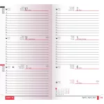 Realsystem zsebnaptár, álló, heti, 9x16,5cm, 2027. Flexi mozaik