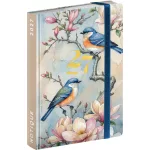 Realsystem zsebnaptár, heti, keményfedeles, 9,8x14,5cm, 2027, Birds