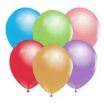 Lufi, metál, 30 cm, 10 db/csomag