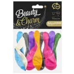 Lufi, metál, 30 cm, 10 db/csomag