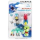 Radírok, 3D puzzle, 4 db-os, space