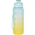 Motivációs kulacs, 750 ml, zöld-kék, Starpak