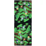 Igazolványtartó, kártyatartó, 2 betétlappal, Minecraft mintás