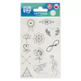   Tetoválás matrica szett, női minták 10x17,5cm, Sticker Boo