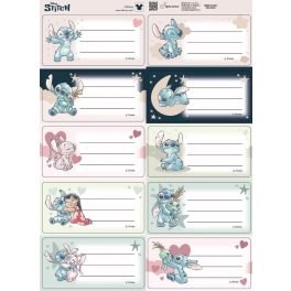 Stitch füzetcímke 10 db/ív